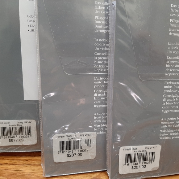 Schlossberg Aurelie King Duvet Cover & King Shams Set $1290 - Picture 6 of 14